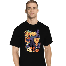 Load image into Gallery viewer, Daily_Deal_Shirts T-Shirts, Tall / Large / Black Saiyan Time Traveller