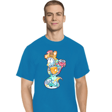 Load image into Gallery viewer, Shirts T-Shirts, Tall / Large / Royal Blue Magical Silhouettes - Cheshire Cat