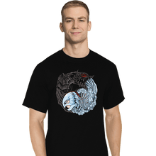 Load image into Gallery viewer, Daily_Deal_Shirts T-Shirts, Tall / Large / Black The Falcon And The Beast