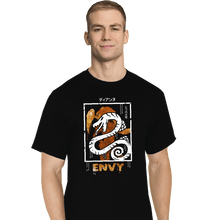 Load image into Gallery viewer, Shirts T-Shirts, Tall / Large / Black Sin of Envy Serpent