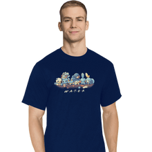 Load image into Gallery viewer, Shirts T-Shirts, Tall / Large / Navy Water Friends