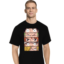 Load image into Gallery viewer, Daily_Deal_Shirts T-Shirts, Tall / Large / Black Straw Hat Eyes