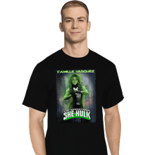Load image into Gallery viewer, Daily_Deal_Shirts T-Shirts, Tall / Large / Black Camille Hulk