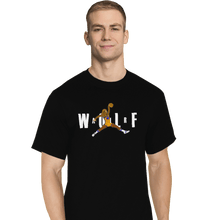 Load image into Gallery viewer, Shirts T-Shirts, Tall / Large / Black Air Wolf &#39;85
