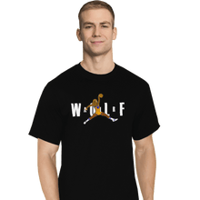 Load image into Gallery viewer, Shirts T-Shirts, Tall / Large / Black Air Wolf '85