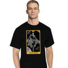 Load image into Gallery viewer, Daily_Deal_Shirts T-Shirts, Tall / Large / Black JL Tarot - The World