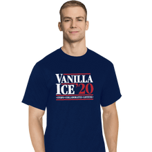 Load image into Gallery viewer, Shirts T-Shirts, Tall / Large / Navy Vanilla Ice 20