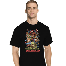 Load image into Gallery viewer, Daily_Deal_Shirts T-Shirts, Tall / Large / Black Dungeons &amp; Waka Waka
