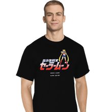 Load image into Gallery viewer, Shirts T-Shirts, Tall / Large / Black Sailor Pixels