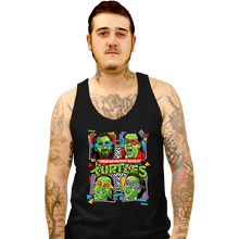 Load image into Gallery viewer, Secret_Shirts Tank Top, Unisex / Small / Black Thespian Mutant Nicolas Cage Turtles