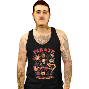 Daily_Deal_Shirts Tank Top, Unisex / Small / Black Pirate Starter Pack