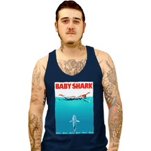 Load image into Gallery viewer, Shirts Tank Top, Unisex / Small / Navy Baby Shark