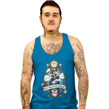 Load image into Gallery viewer, Shirts Tank Top, Unisex / Small / Sapphire Super Old School Gamer

