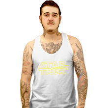 Load image into Gallery viewer, Shirts Tank Top, Unisex / Small / White Star Trek Logo