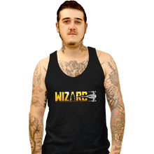 Load image into Gallery viewer, Secret_Shirts Tank Top, Unisex / Small / Black Wizard.