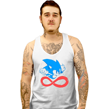 Load image into Gallery viewer, Daily_Deal_Shirts Tank Top, Unisex / Small / White Fastest Hedgehog
