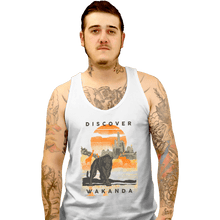Load image into Gallery viewer, Shirts Tank Top, Unisex / Small / White Visit Wakanda