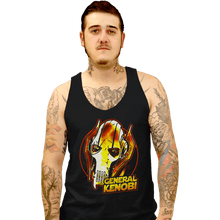 Load image into Gallery viewer, Daily_Deal_Shirts Tank Top, Unisex / Small / Black General Kenobi Meme