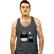 Load image into Gallery viewer, Shirts Tank Top, Unisex / Small / Charcoal Anime Sucks