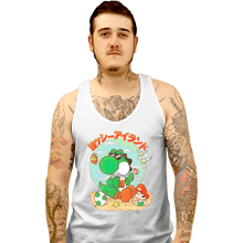 Load image into Gallery viewer, Daily_Deal_Shirts Tank Top, Unisex / Small / White Yoshi Vacation
