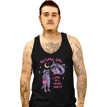 Load image into Gallery viewer, Daily_Deal_Shirts Tank Top, Unisex / Small / Black Nocturnal Girl