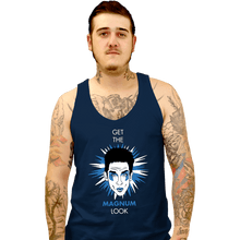 Load image into Gallery viewer, Shirts Tank Top, Unisex / Small / Navy Get The Magnum Look