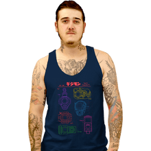 Load image into Gallery viewer, Daily_Deal_Shirts Tank Top, Unisex / Small / Navy Digivices