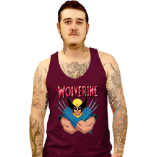 Load image into Gallery viewer, Daily_Deal_Shirts Tank Top, Unisex / Small / Maroon Wolverine 97