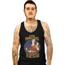 Load image into Gallery viewer, Shirts Tank Top, Unisex / Small / Black Not All Princesses Need to Be Saved