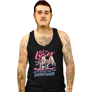 Daily_Deal_Shirts Tank Top, Unisex / Small / Black Downtown Driving