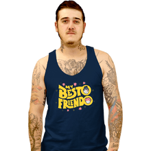 Load image into Gallery viewer, Secret_Shirts Tank Top, Unisex / Small / Navy Besto Friendo