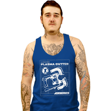 Load image into Gallery viewer, Daily_Deal_Shirts Tank Top, Unisex / Small / Royal Blue Plasma Cutter