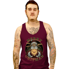 Load image into Gallery viewer, Daily_Deal_Shirts Tank Top, Unisex / Small / Maroon Merry Critmas