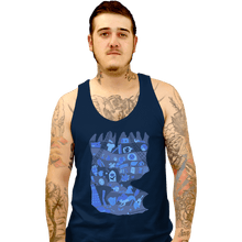 Load image into Gallery viewer, Shirts Tank Top, Unisex / Small / Navy Part Of My World
