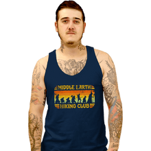 Load image into Gallery viewer, Daily_Deal_Shirts Tank Top, Unisex / Small / Navy Middle Earth Hiking Club