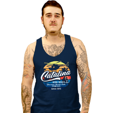 Load image into Gallery viewer, Shirts Tank Top, Unisex / Small / Navy Catalina Wine Mixer
