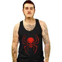 Load image into Gallery viewer, Daily_Deal_Shirts Tank Top, Unisex / Small / Black Spider Skull