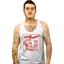 Load image into Gallery viewer, Daily_Deal_Shirts Tank Top, Unisex / Small / White Eat My Pizza Balls

