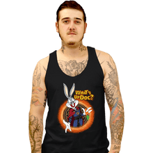 Load image into Gallery viewer, Daily_Deal_Shirts Tank Top, Unisex / Small / Black Doctor Bunny Looneyverse