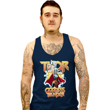 Load image into Gallery viewer, Daily_Deal_Shirts Tank Top, Unisex / Small / Navy Mighty Thor