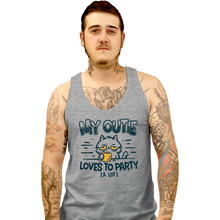 Load image into Gallery viewer, Daily_Deal_Shirts Tank Top, Unisex / Small / Sports Grey Outie Loves To Party