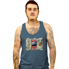 Load image into Gallery viewer, Daily_Deal_Shirts Tank Top, Unisex / Small / Indigo Blue Let's All Go To The Wasteland