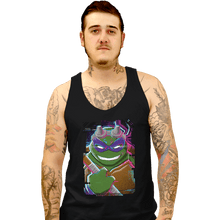 Load image into Gallery viewer, Daily_Deal_Shirts Tank Top, Unisex / Small / Black Glitch Donatello