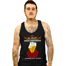 Load image into Gallery viewer, Daily_Deal_Shirts Tank Top, Unisex / Small / Black All Valley Karate