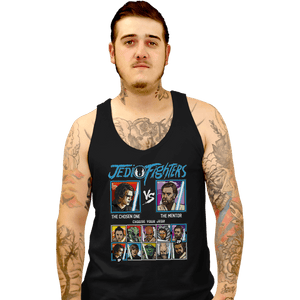 Daily_Deal_Shirts Tank Top, Unisex / Small / Black Jedi Fighters
