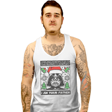 Load image into Gallery viewer, Shirts Tank Top, Unisex / Small / White Father Christmas