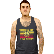 Load image into Gallery viewer, Shirts Tank Top, Unisex / Small / Dark Heather My RPG Shirt