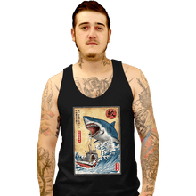 Load image into Gallery viewer, Secret_Shirts Tank Top, Unisex / Small / Black Hunting The Shark In Japan