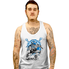 Load image into Gallery viewer, Daily_Deal_Shirts Tank Top, Unisex / Small / White Leonardo Sumi-e