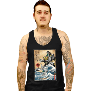 Daily_Deal_Shirts Tank Top, Unisex / Small / Black Dragonzord In Japan